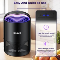 CAGVG Fly Trap Indoor, Fruit Traps for Indoors Flying Insect Gnat Black