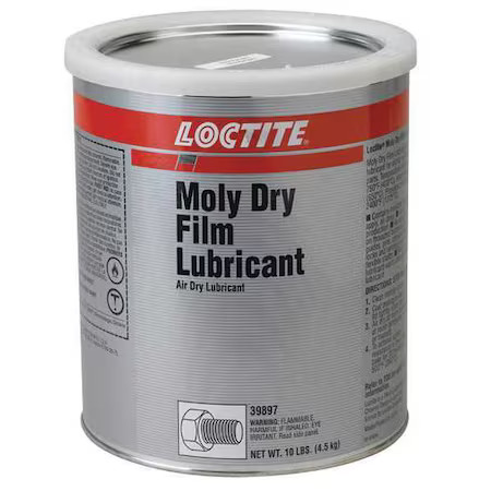 Loctite 233503 General Purpose Dry Lubricant, 10 Lb, Can, Molybdenum Base, 750