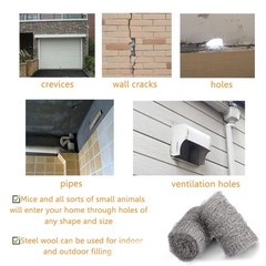 Alabrocon Bulk Steel Wool Roll Kit, 0000 15pcs, Gap Blocker, 0000…