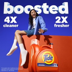 Tide Liquid Laundry Detergent, Original Scent, 1.03 Gallon (Pack of 1), white