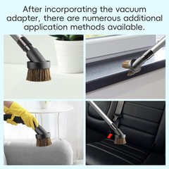 Vacuum Brush Attachments,1.25” Round Dust Brush For Shark Vacuum Attachmen