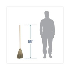 Boardwalk 932CEA 56″ Warehouse Broom w/ Corn Fiber Bristles – Natural New