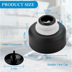 440012803 Solution Tank Cap for Hoover PowerDash Pet, SmartWash&FloorMate Jet…