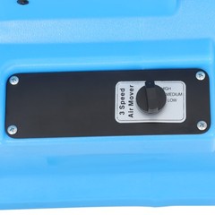 1 HP 4000 CFM Adjustable Air Mover 3-Speed Carpet Dryer Floor Blower Fan