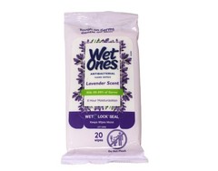 5 Pack of Wet Ones Lavender Scent Travel Pack 20 Count