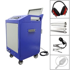 Dry Ice Blasting Cleaning Machine For Car Ship Deburring Ice Blaster 5 Nozzles