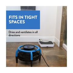 Dri-Eaz Dri-Pod Pro Omnidirectional Floor and Carpet Dryer, Ventilating Floor…