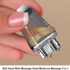Scalp Applicator Hair Regrowth & Styling Solution Guide Comb Head Oil Roller