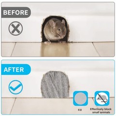 30Ft Steel Wool Roll Hole Filler Control Gap Filter Keep Animals Away From Holes
