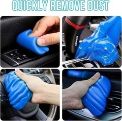 Cleaning Gel, Interior Cleaner Slime, Putty Auto Detailing Tools K Color: Blue