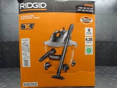 RIDGID 9 Gal. 4.25 Peak HP NXT Shop Vacuum Wet Dry Vac w/ Filter Locking Hose