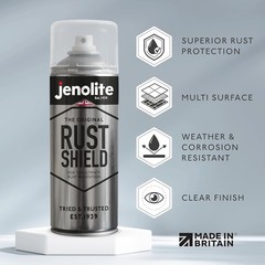 Rust Shield Aerosol – Anti Rust Spray, Protection Against Rust & Corrosion fo…