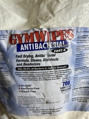 GymWipes Antibacterial Fast 4 Refill 700ct Disinfecting Wipes 2XL-101 HVAC/Gym