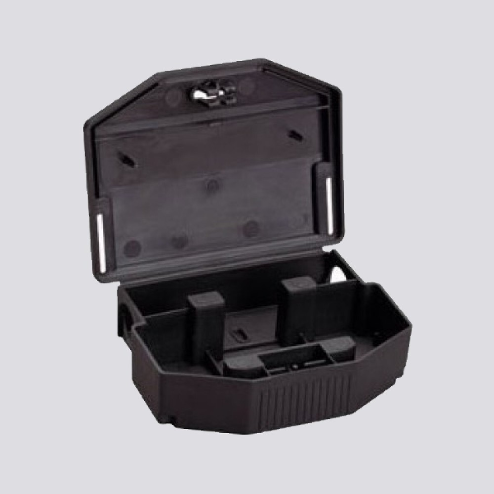 Aegis Black Single Mouse Station Reusable Indoor Outdoor by Lipha-Tech