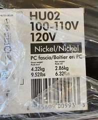 NEW!! Dyson HU02 Airblade V Hand Dryer 100-110V 120v Nickel – Unopened In Box!