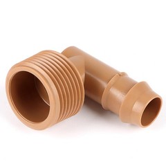 RedChili 1/2 Inch Drip Irrigation Fitting To 3/4 3/4″ Threaded Elbow Adapter