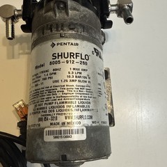 Pentair Shurflo 8005-912-269 115V Pump 1.4 GPM, 150 PSI. 60 Hz 1.25 Amp