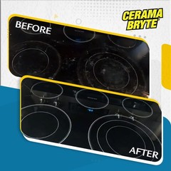 Cerama Bryte Daily Cooktop Cleaner, 16 oz & 32 Fl Oz (Pack of 1), 4 Piece Set