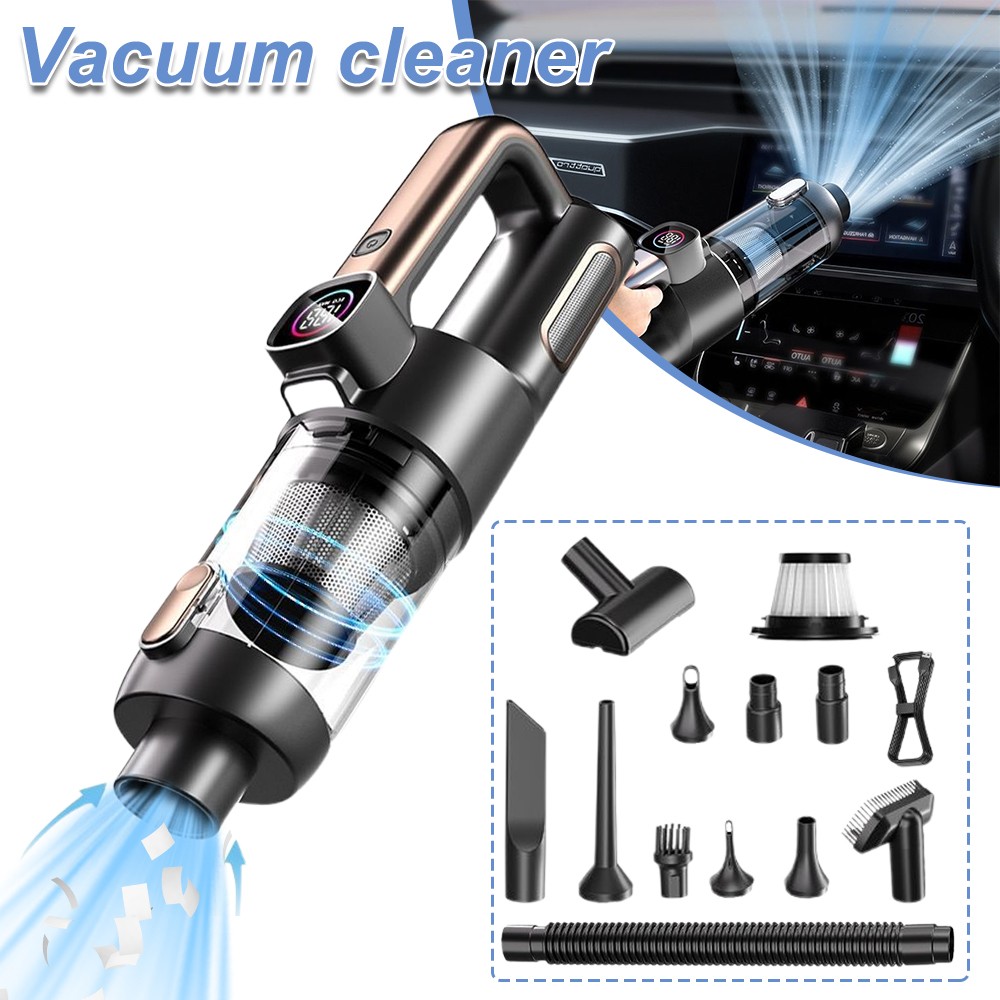 Cordless Handheld Vacuum Cleaner Strong Suction Rechargeable Lightweight ASK