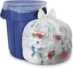 Aluf Plastics 33 Gallon Clear Trash Bags – 33″ x 39″ – 1.5 MIL (eq) – CSR Series