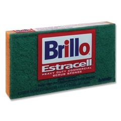 Brillo 21006 3.5″ x 6.12″ Heavy-Duty Scrub Sponge – Orange/Green (12/Carton) New