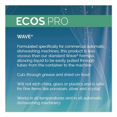 ECOS PRO PL944005 5 gal. Wave Commercial Dishwasher Detergent Free and Clear New