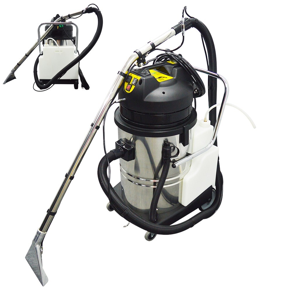 110V 3 in 1 Carpet Extractor Cleaning Machine Spraying Washing Drying 2KW 80L