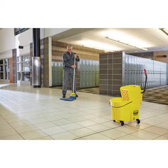 Wavebrake 35 Qt. Plastic Mop Bucket with Wringer