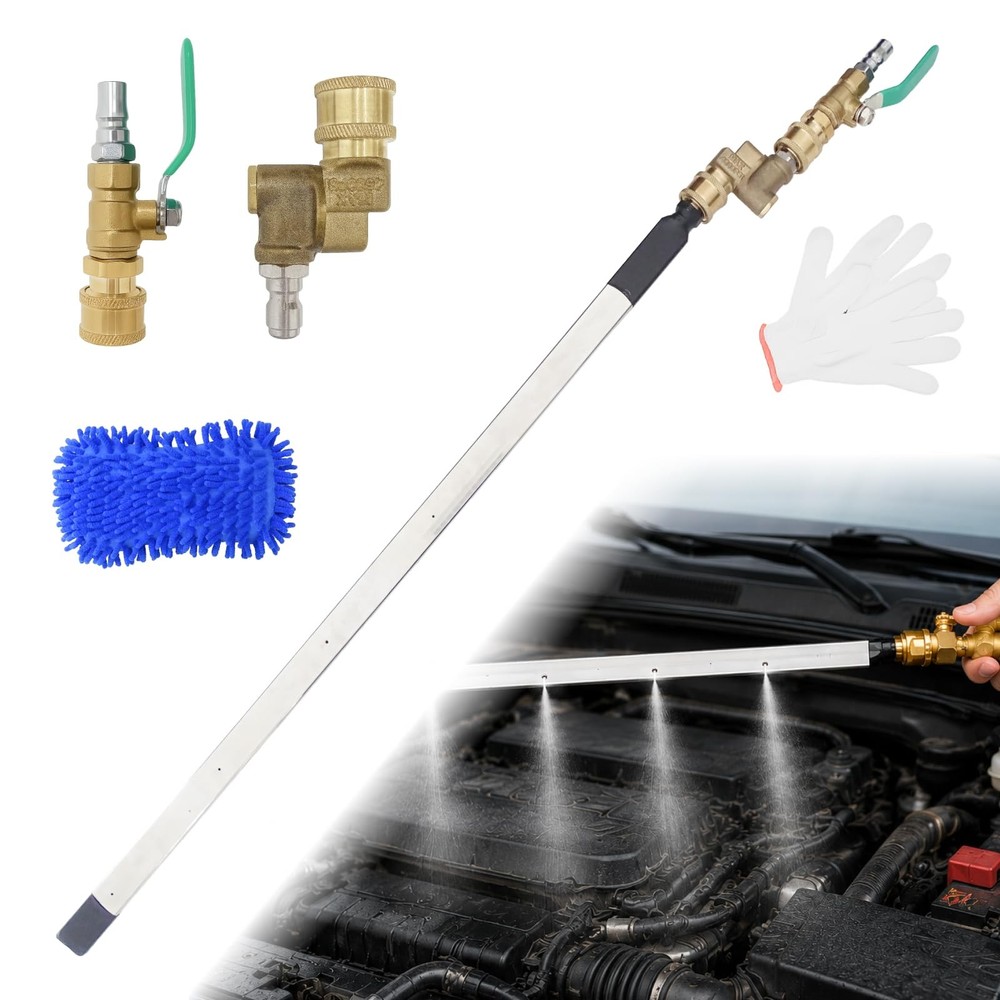 AJOFIEK Radiator Cleaning Wand New Upgraded 24” 24 Inch, Stainless Steel