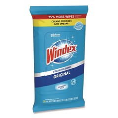 Windex 319251EA 7″ x 8″ Cloth Glass & Surface Wet Wipe – Unscented White New