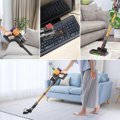 Vcc Cordless Vacuum Cleaner W/Led Display 550W Self-Standing Cordless Stick