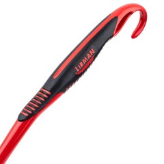 Libman Red & Black Long High Power Scrub Brush, 3.75 Inch Width