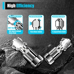 360° Rotating Tank Washing Spray Nozzle Cleaning Nozzle 3/4 Internal Thread USA