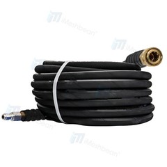 Hot Water Pressure Washer Hose 3/8″ x 100ft 6000 psi Non-Marking 2-Braid Gray