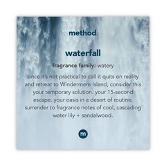 Method 1160 10 oz Foaming Hand Wash – Waterfall Scent (6/Carton) New