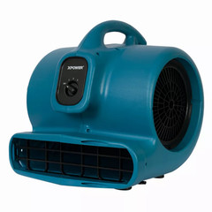 XPOWER P-600A Commercial 3 Speed Air Mover 1/3 HP 2400 CFM Carpet Dryer Blower