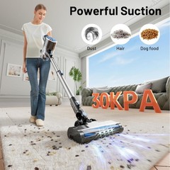 Cordless Vacuum Cleaner. Self-Standing. Headlights! SUPER NICE BLUE COLOR. NEW!!