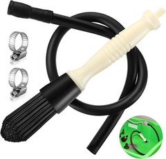 Dreyoo Parts Washer Brush with 27.5 Inch Flow Hose, Wear Resistant Black