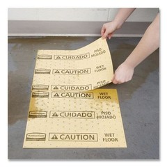 Rubbermaid Commercial 4253YEL 12 oz. Over-The-Spill Pad Tablet (25/Pack) New