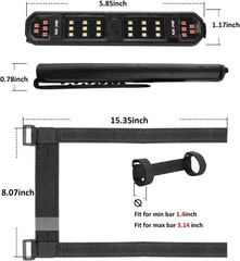 UTV Dome Light Battery Powered SXS Interior Lights Upgrade Button Wireless Ro…