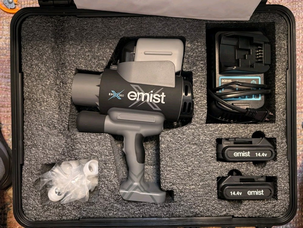 eMist Epix360 Electrostatic Sprayer & Case