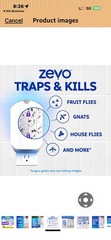 Zevo Trap Lock Refills Full Size Twin Pack 4 Refills