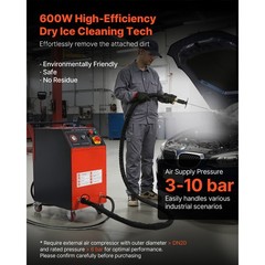 Uimoso Dry Ice Cleaning Machine with 7.5KG Capacity for Efficient Cleaning