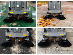 Ride-on Floor Sweeper Machine 50.4″ 26.5 Gallon Dustbin 92600 Sqft/h Efficiency
