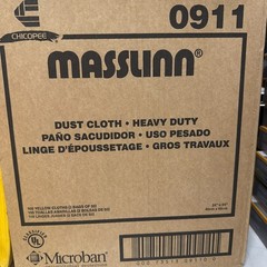 0911 24″ x 24″ Masslinn Dust Cloths – Yellow (50/Bag 2 Bags/CT) New Chicopee 100