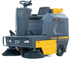 49″ Ride-On Floor Sweeper, 21Gal 48V 4*67Ah, CSR49