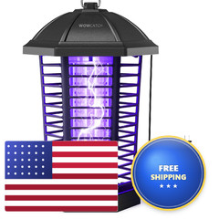 Wowcatch Upgraded Led Bug Zapper Outdoor Indoor Up To 50000 Hours Lifespan No
