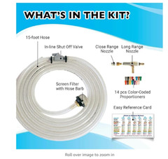 The Original X-Jet Nozzle Kit #13 4-4.5 GPM Fixed Long-Range External Chemical