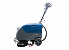Dual Brush18″Walk Behind Floor Fordable Portable Scrubber2x45AH BatteryPoweredBL