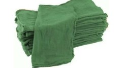 1000 new great mechanics shop rags towels green jumbo 13″X14″